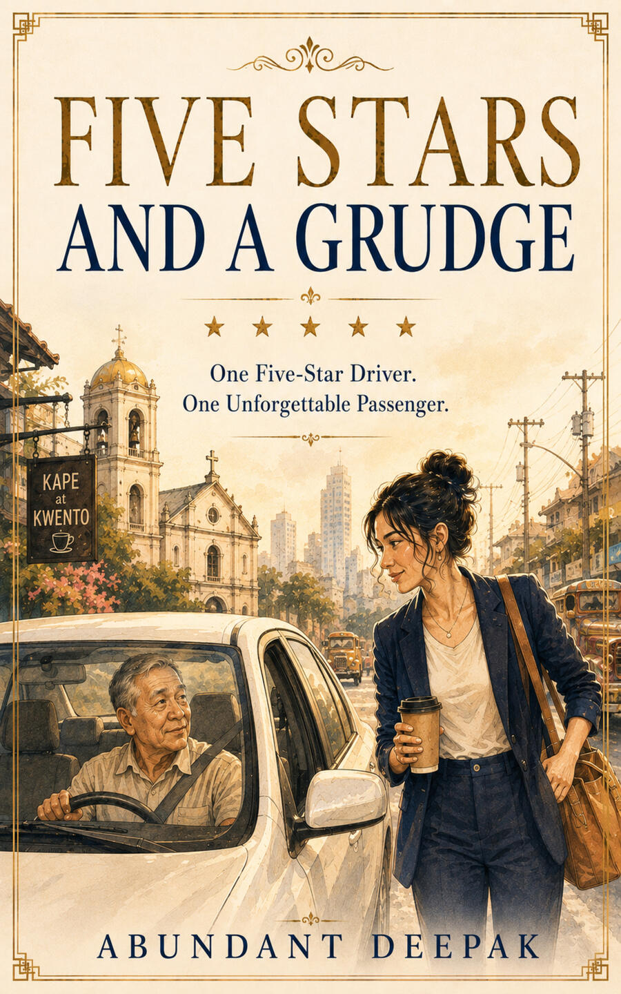 Cover of Five Stars and a Grudge Five Stars and a Grudge paperback cover by Abundant Deepak
